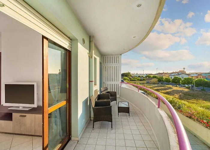 公寓 Cagliariparadiseapartament Waves *